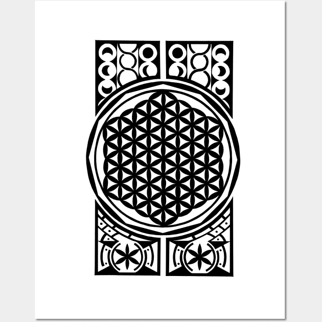 Flower of life Wall Art by odinseyecustoms